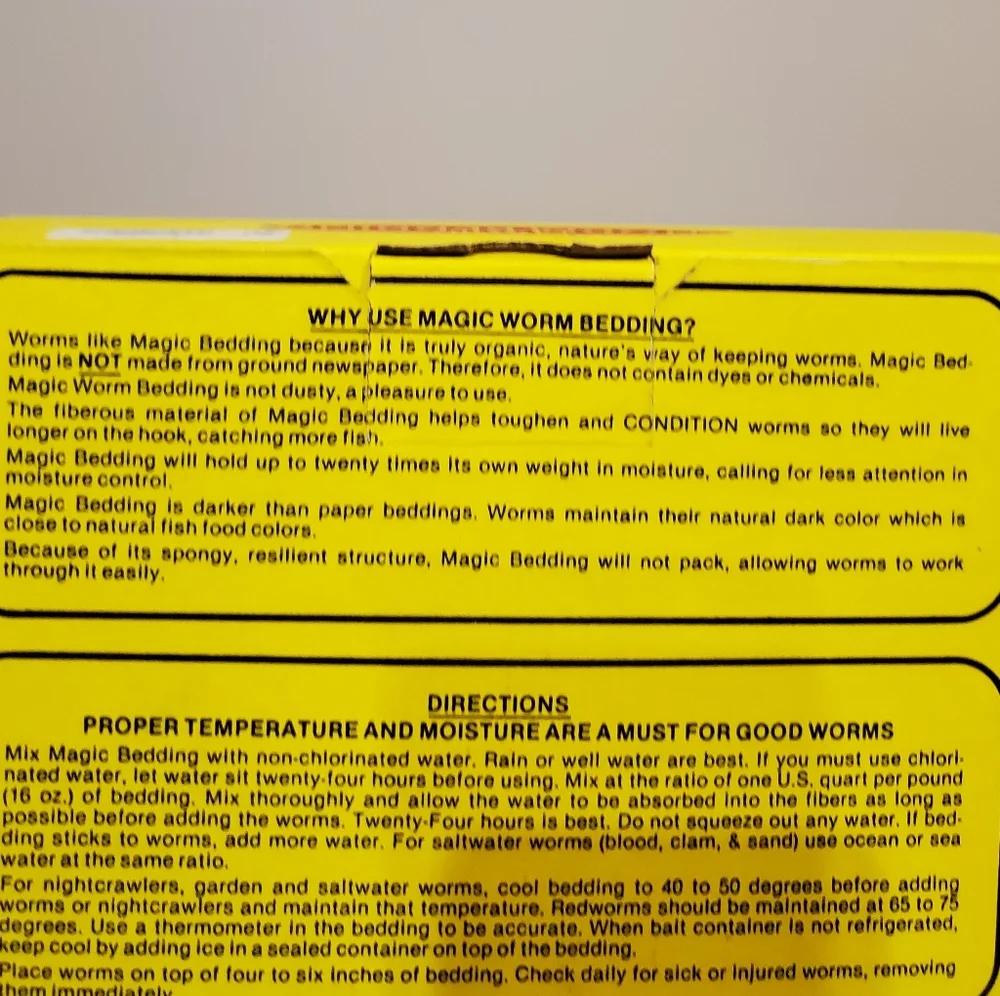 Organic Magic Worm Bedding 3lb Box